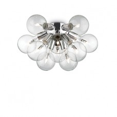 LAMPADA DA SOFFITTO 10 LUCI - Ideallux - DEA_PL10_CROMO