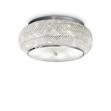 LAMPADA DA SOFFITTO 10 LUCI - Ideallux - PASHA_PL10_CROMO