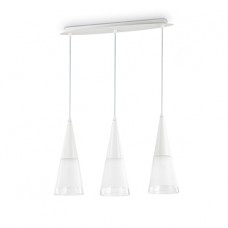 LAMPADA A SOSPENSIONE 3 LUCI - Ideallux - CONO_SP3_CROMO